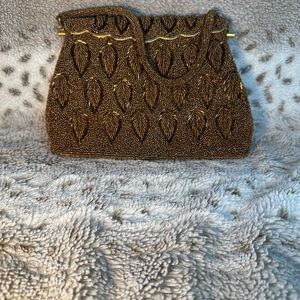 1960’s Copper Beaded Evening Bag